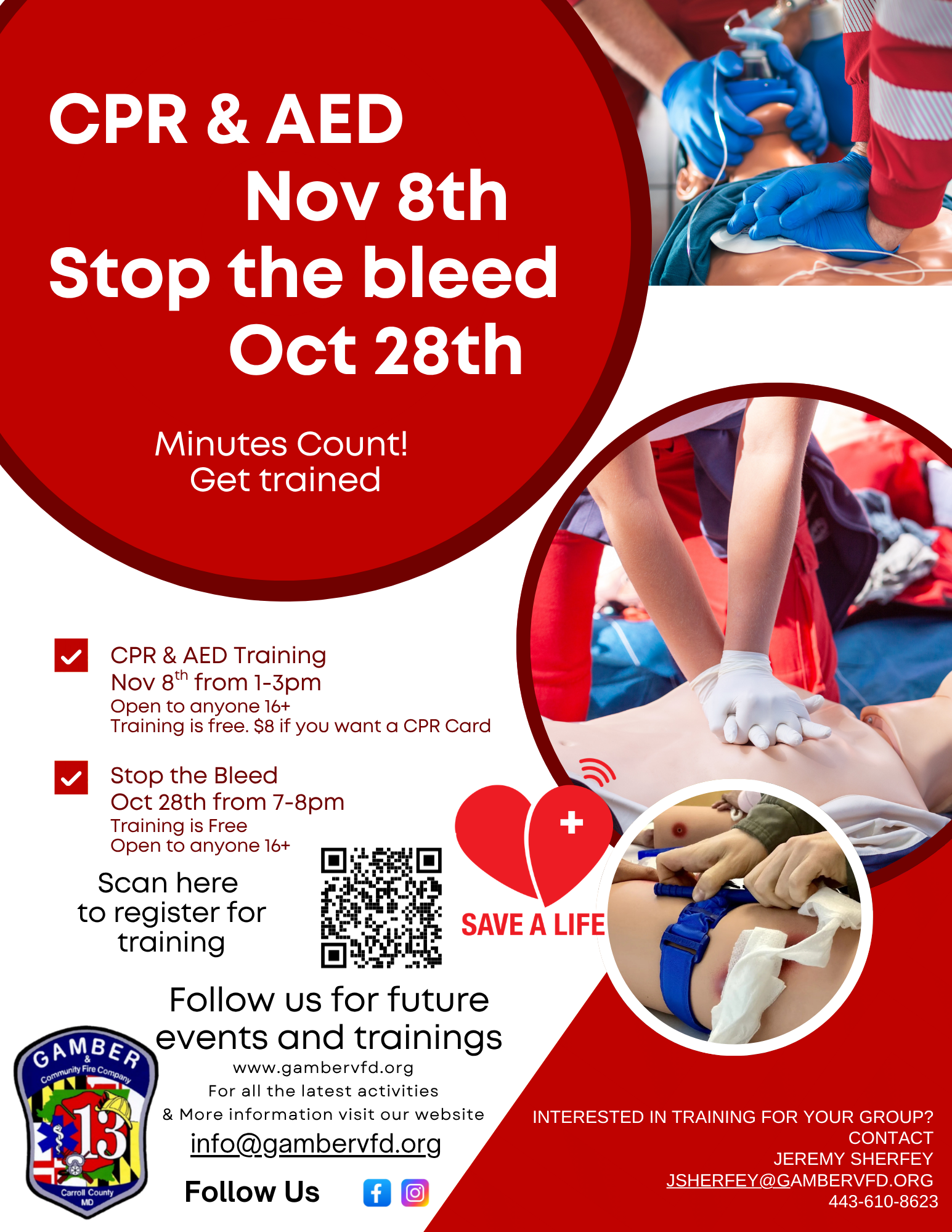 Red White Modern First Aid & Cpr Training Flyer.png Red White Modern First Aid & Cpr Training Flyer.png